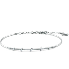 Elegantes Goldarmband mit Diamanten (585 / 750 Gold) - BBL0000530