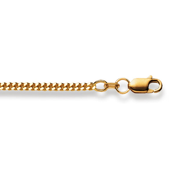 Elegantes Pfälzer Collier aus 750 Gelbgold – Zeitlose Panzerkette in 18 Karat