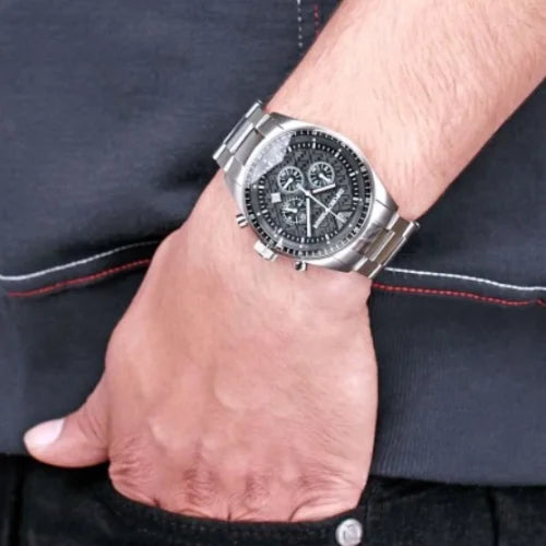 Emporio Armani Chronograph Qarzwerk Herrenuhr - AR0585