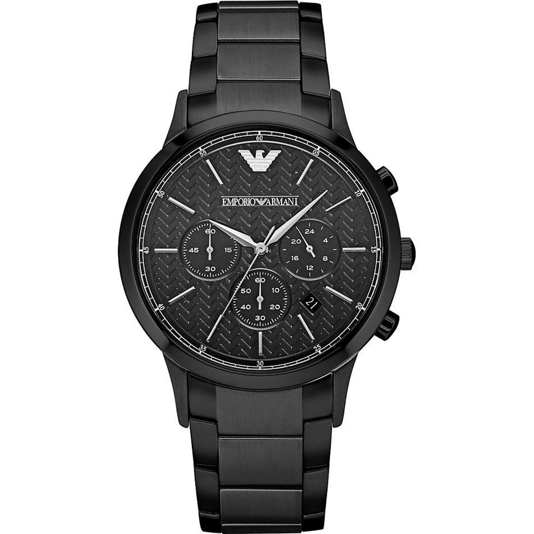Emporio Armani Classic Chronograph Herrenuhr Schwarz