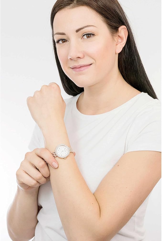 Emporio Armani Damen Uhr – Rosé / Perlmutt - AR11355