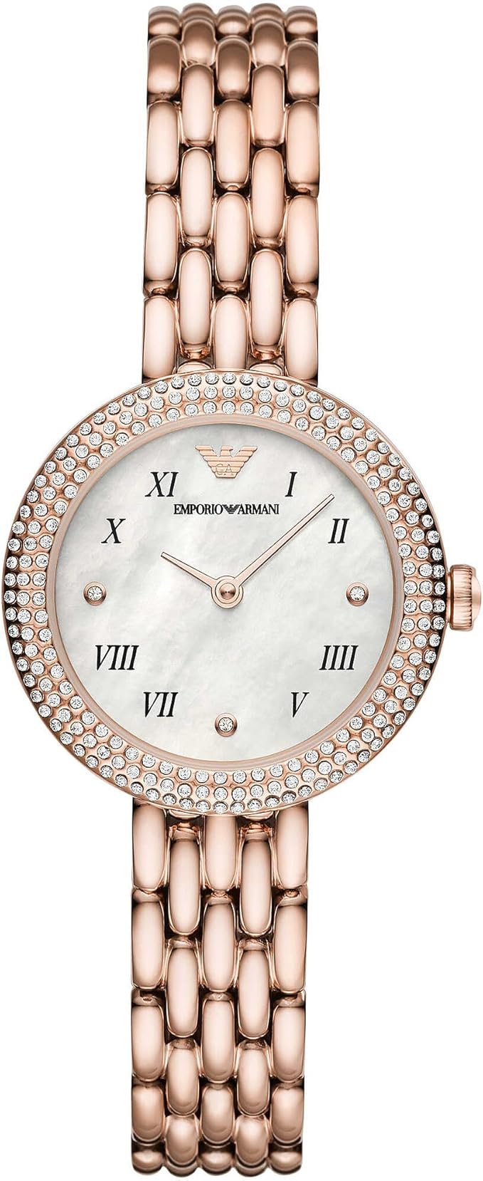 Emporio Armani Damen Uhr – Rosé / Perlmutt - AR11355