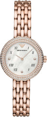 Emporio Armani Damen Uhr – Rosé / Perlmutt - AR11355