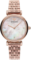 Emporio Armani Damen Uhr – Roségold / Perlmutt - AR11385