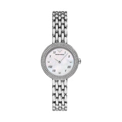 Emporio Armani Damen Uhr – Silber / Weiss - AR11354