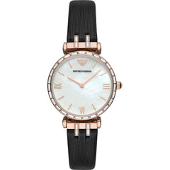 Emporio Armani Damenuhr in Rosegold Perlmutt - AR11295