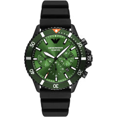 Emporio Armani Diver Chrono Schwarz-Grün - AR11463
