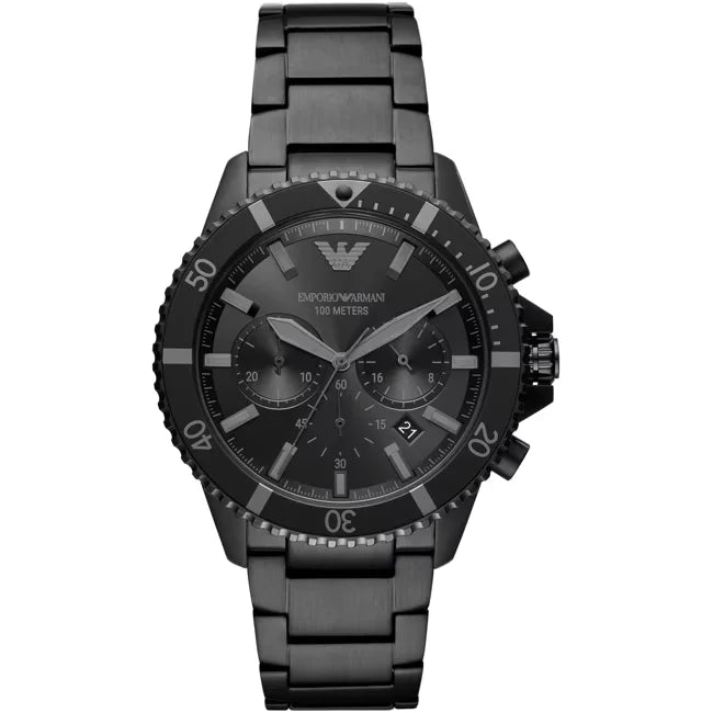 Emporio Armani Diver Chrono schwarz Herrenuhr - AR11363