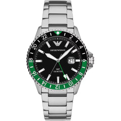 Emporio Armani Diver GMT Silbrig - AR11589