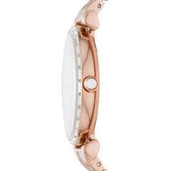 Emporio Armani Elegant Damenuhr in Rose Gold mit Crystal - AR11294