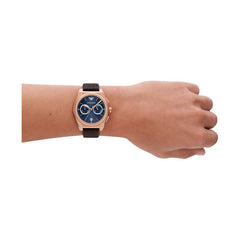 Emporio Armani Herren Uhr – Roségold / Blau - AR11563