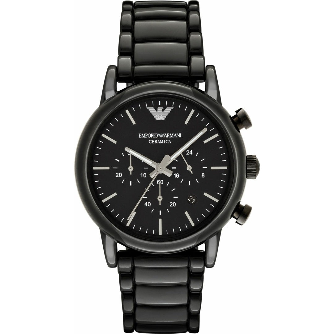 Emporio Armani Luigi Ceramica Chronograph Herrenuhr - AR1507