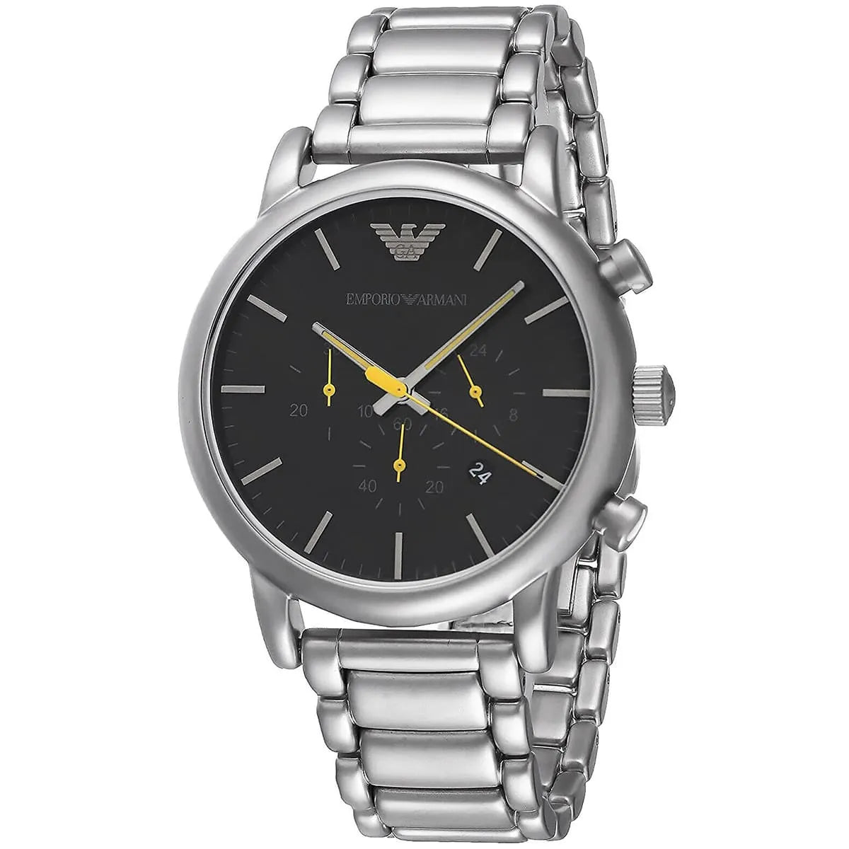 Emporio Armani Luigi Herrenuhr – Silber / Schwarz - AR11324