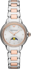 Emporio Armani Mia Bicolor Moonphase Damenuhr - AR11567