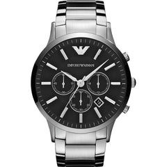 Emporio Armani Renato Chronograph Herrenuhr Schwarz