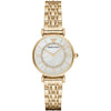 Emporio Armani Retro Damenuhr Gold/Perlmutt
