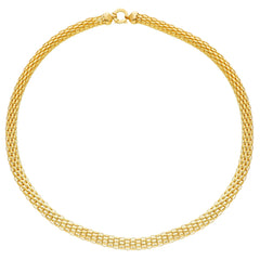 Exklusiver 18 Karat 750er Goldschmuck für Damen – Elegante Halskette aus Gelbgold -  271188
