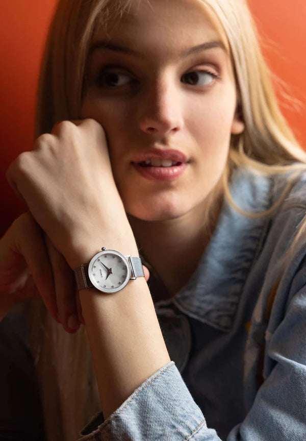 Facet Schweizer Damenuhr - J5.668.M