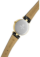 Facet Strass Schweizer Damenuhr - J5.615.M