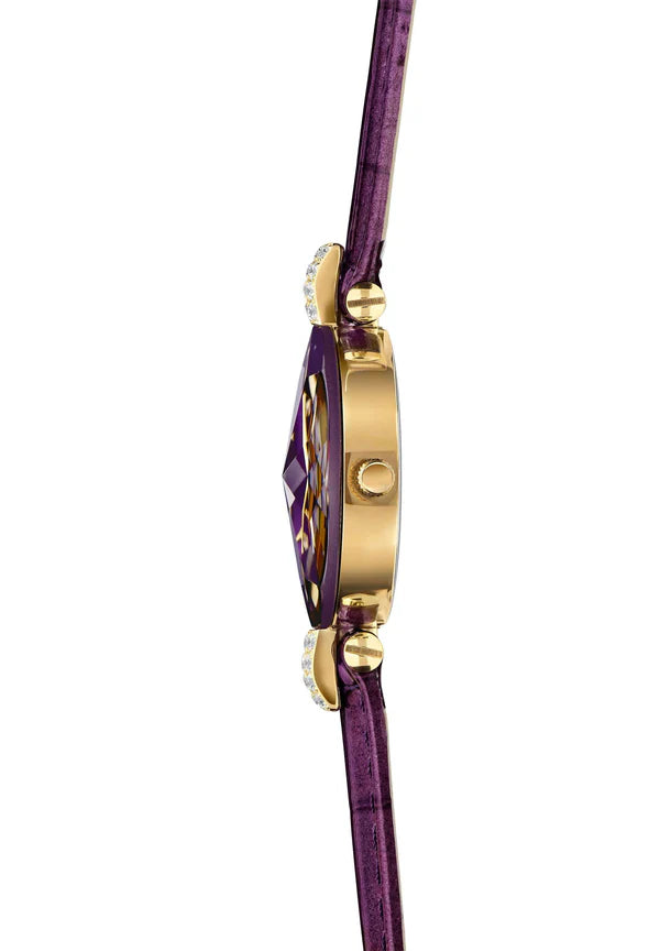 Facet Strass Schweizer Damenuhr - J5.616.S