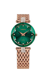 Facet Strass Schweizer Damenuhr - J5.776.M