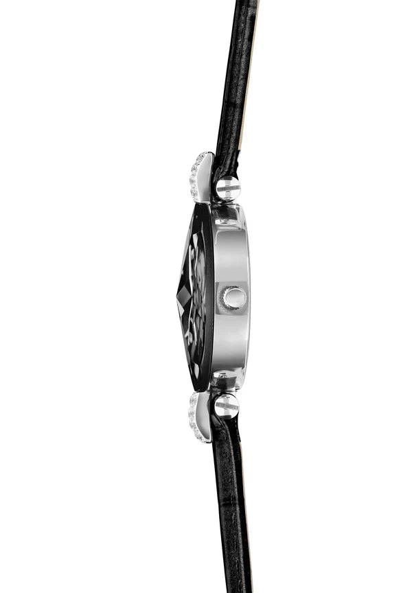 Facet Strass Schweizer Damenuhr - J5.789.S