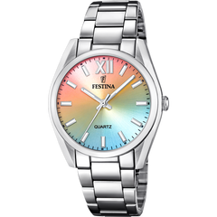 Festina  Swiss Made Damenuhr mit Edelstahl Armband - F20622/H 