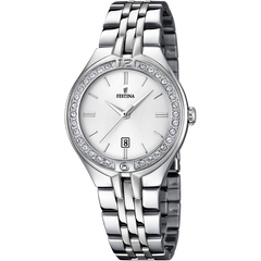 Festina Mademoiselle  Swiss Made Damenuhr mit Edelstahl Armband - F16867/1