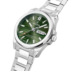 Festina Swiss Made Dune Herrenuhr mit Grünem Zifferblatt - F20073/4
