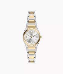 Fossil Everett Damenuhr Bicolor 27 mm Edelstahl