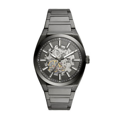 Fossil EVERETT Herrenuhr Automatik Gunmetal Grau 42 mm Edelstahl - ME3206