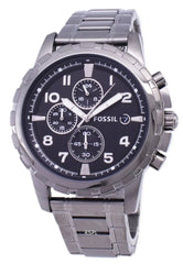 Fossil Dean Chrono Schwarz & Grau Quarz 45mm Herrenuhr - FS4721