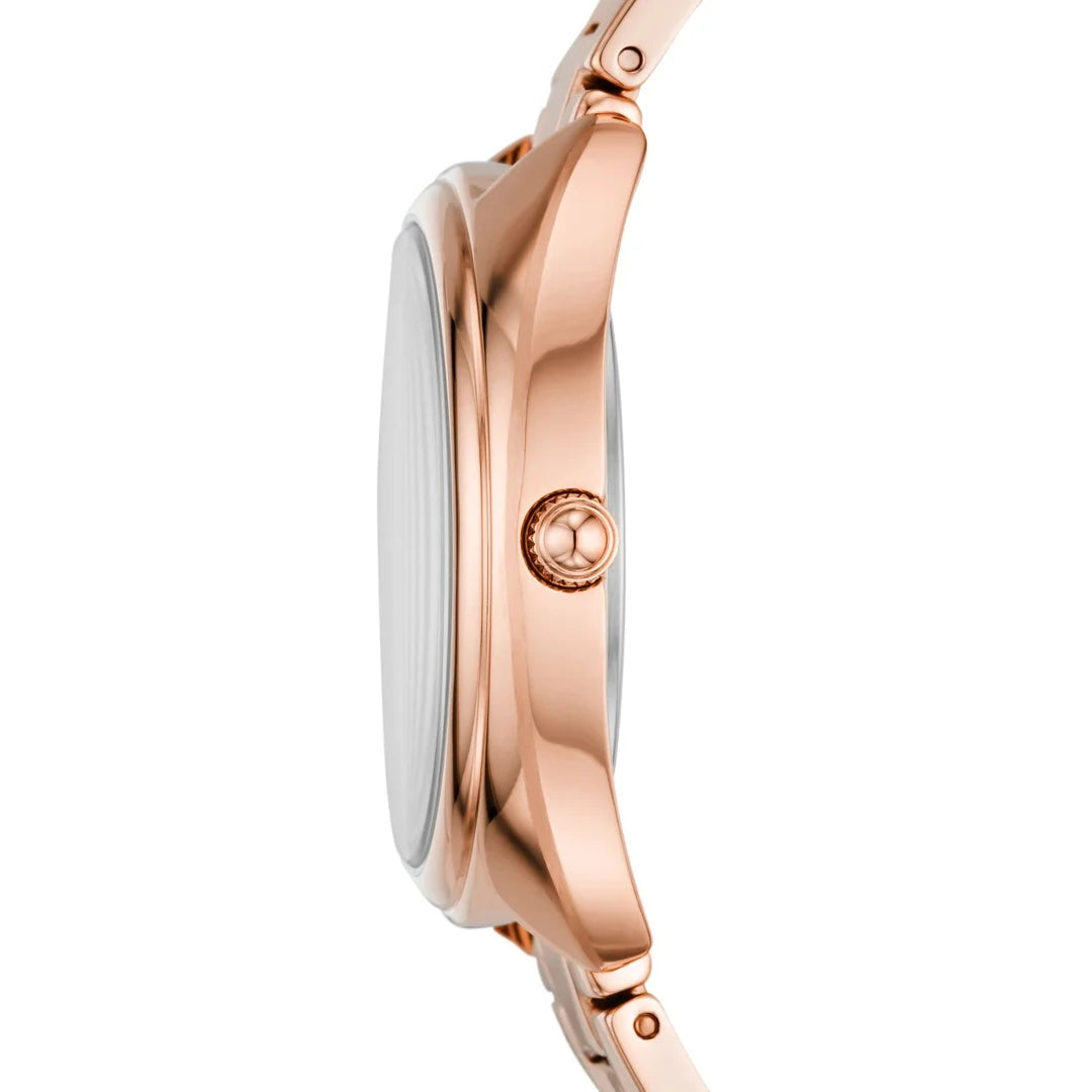 Fossil Gabby Quarz Damenuhr in Rosé - ES5070