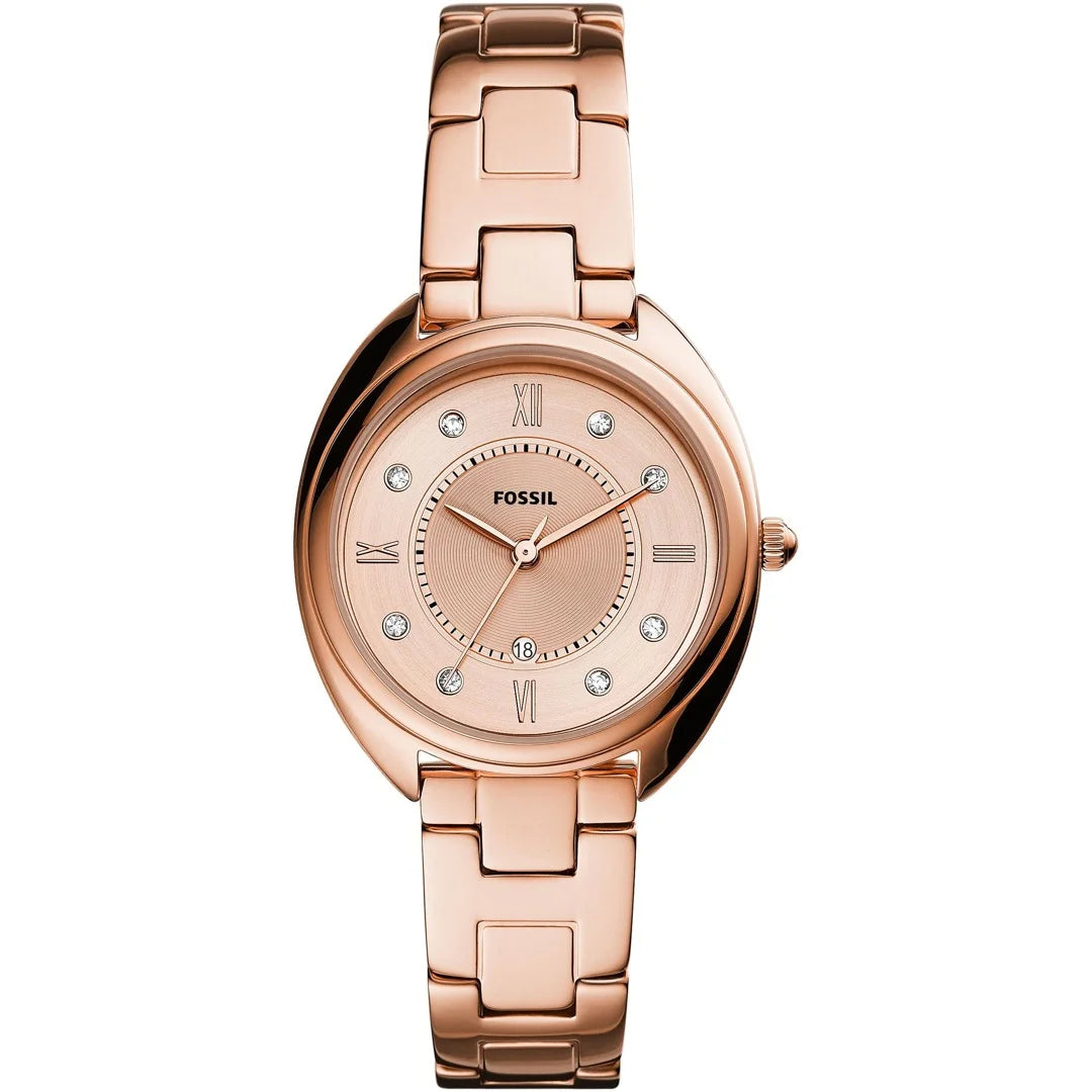 Fossil Gabby Quarz Damenuhr in Rosé - ES5070