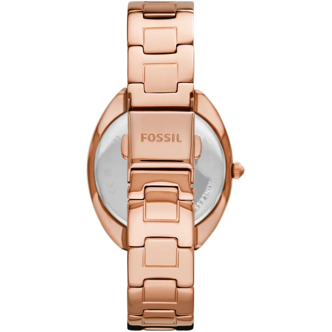 Fossil Gabby Quarz Damenuhr in Rosé - ES5070