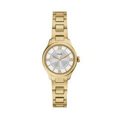 Fossil GILMORE Damenuhr Gold Silber Edelstahl 28 mm Quarz - ES5421