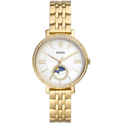 Fossil Jacqueline Quarz Damenuhr in Gold - ES5167