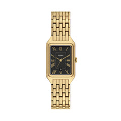 Fossil RAQUEL Damenuhr Quarz Gold Schwarz 23 mm Edelstahl - ES5434