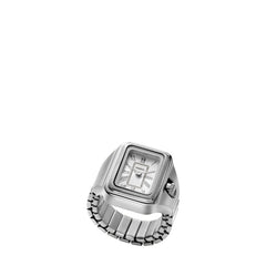Fossil RAQUEL Watch Ring Damenuhr Silber Quarz <22 mm Edelstahl - ES5344