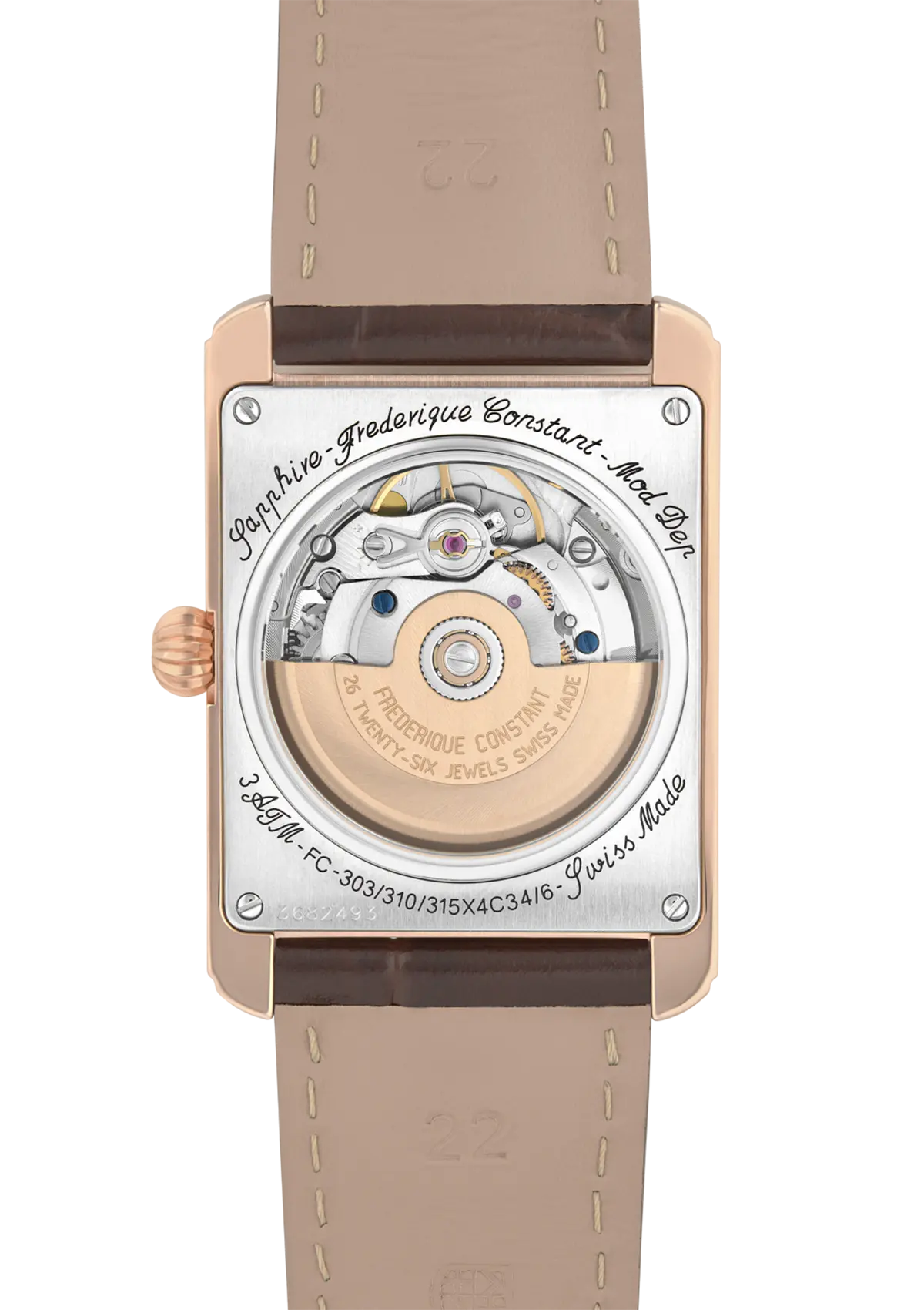 Frederique Constant Carree Automatic Herrenuhr - FC-303V4C4