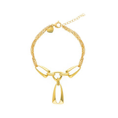 Gliederarmband aus 18 Karat Gold 19 cm Gelbgold - 291223