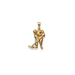 Gold-Anhänger Eishockey 750 Gelbgold matt/poliert – 1156.07367/0002