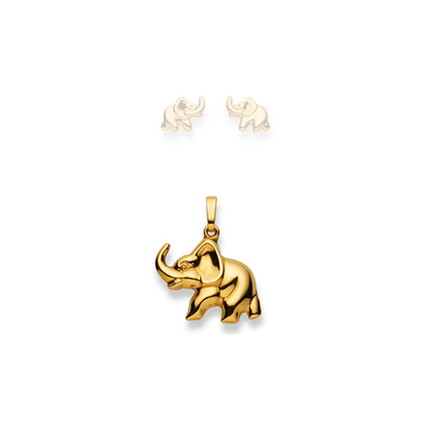 Gold-Anhänger Elefant 750 Gelbgold poliert – 1156.07576/0001