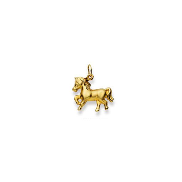 Gold-Anhänger Pferd 750 Gelbgold matt/poliert – 1156.07921/0001
