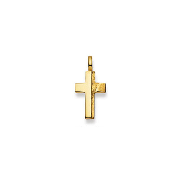 Gold-Classics Anhänger Kreuz 750 Gelbgold matt/poliert 18 x 12 mm - 1158.02989/0001