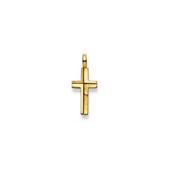 Gold-Classics Anhänger Kreuz 750 Gelbgold matt/poliert 20 x 10 mm - 1158.02992/0001