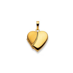 Gold-Classics Herz-Medaillon 750 Gelbgold 20 mm matt/poliert - 1189.02329/0001