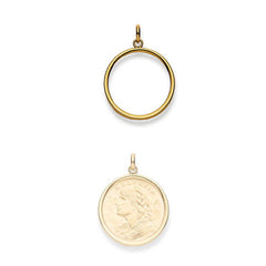 Gold-Classics Münzfassung aus 750 Gelbgold - 1153.06039/2100