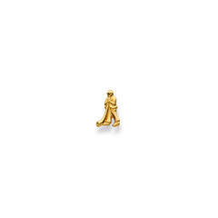 Gold-Classics Ohrstecker Gold 750 Gelbgold – Alphornbläser Motiv - 1163.03894/0001