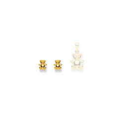 Gold-Classics Ohrstecker Gold 750 Gelbgold – Bär Motiv - 1163.03640/0001